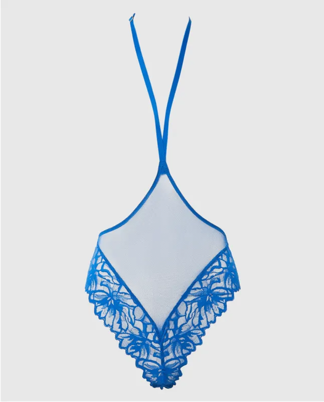 Barely-There Lace Bodysuit sold by La SENZA