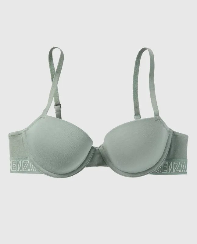 Smooth Cotton Lightly Lined Demi Bra sold by La SENZA