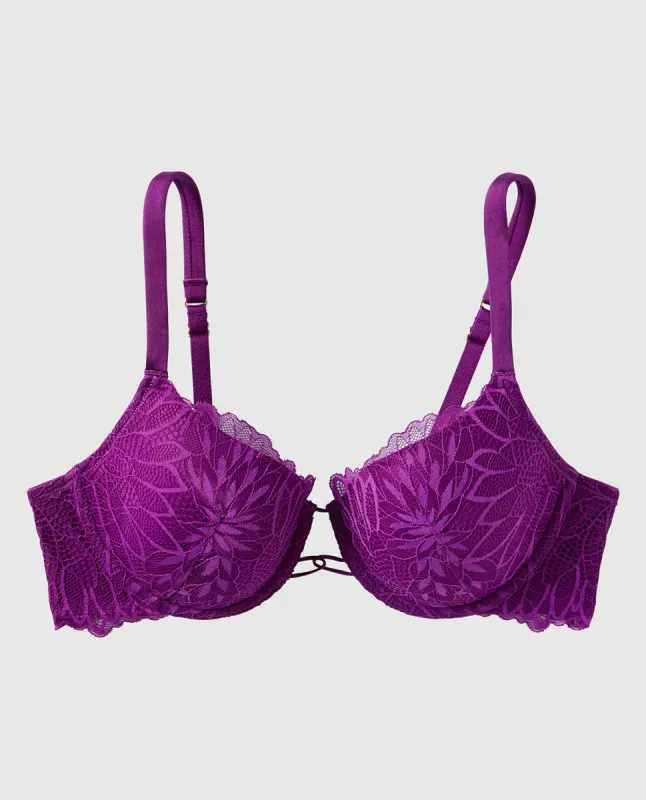 Lightly Lined Full Coverage Bra with Allover Lace sold by La SENZA