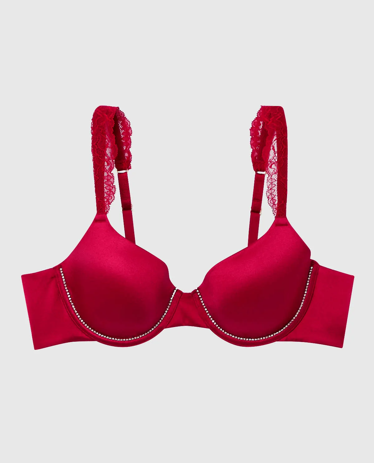 Lightly Lined Full Coverage Bra with Allover Lace sold by La SENZA