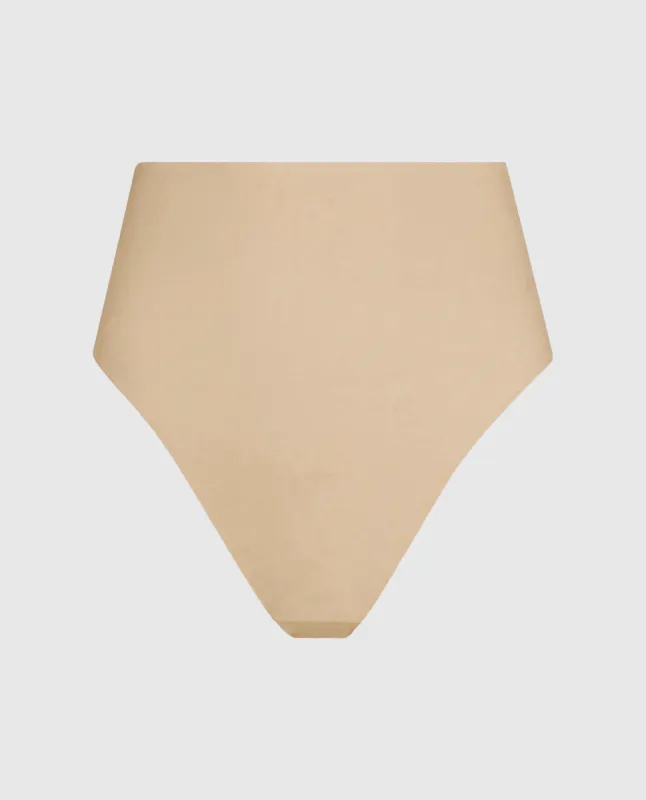 High Waist Smoothing Thong in Rosetan sold by La SENZA