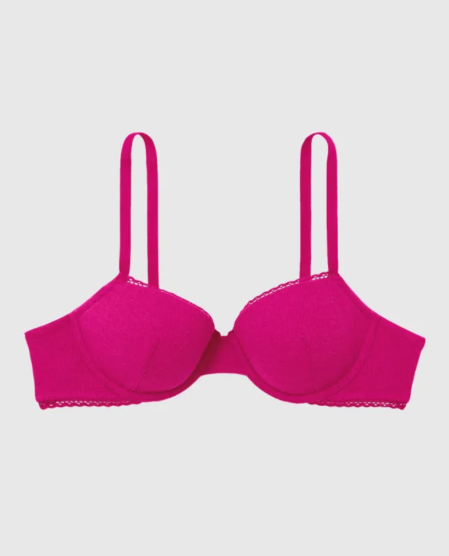 Smooth Cotton Lightly Lined Demi Bra sold by La SENZA