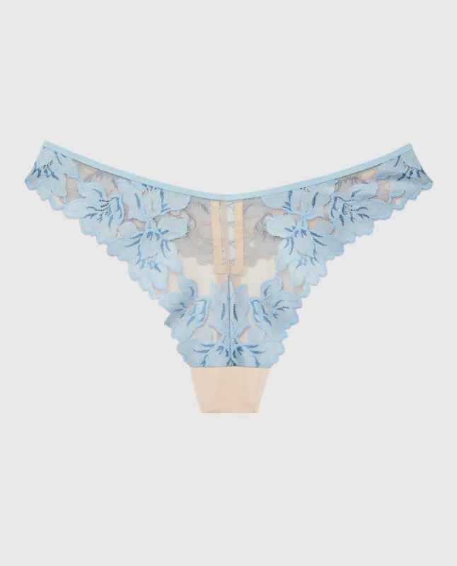 Lace High Leg Thong Panty sold by La SENZA