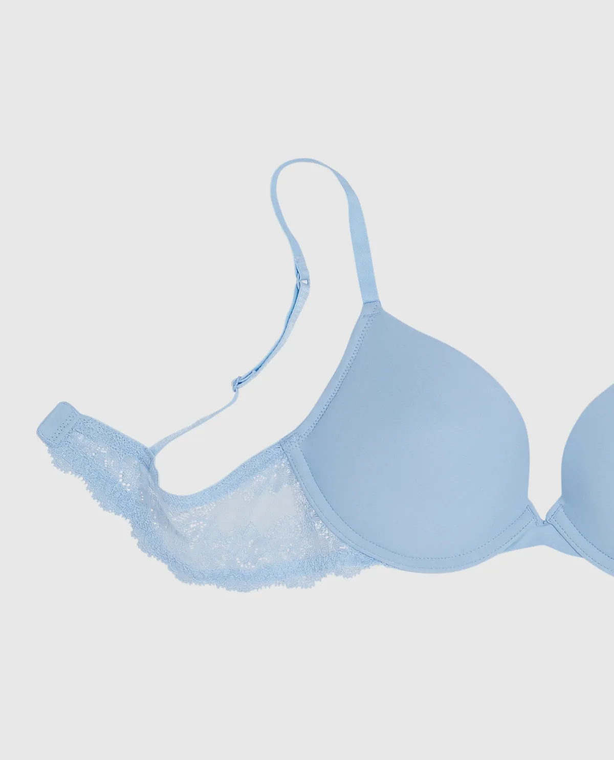 Smooth Push Up Plunge Bra with Lace Wing sold by La SENZA product image thumbnail 2