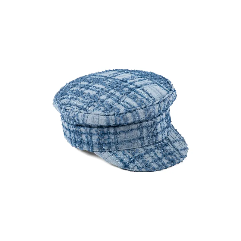Riviera Cap - Azure Tweed sold by Lack Of Color