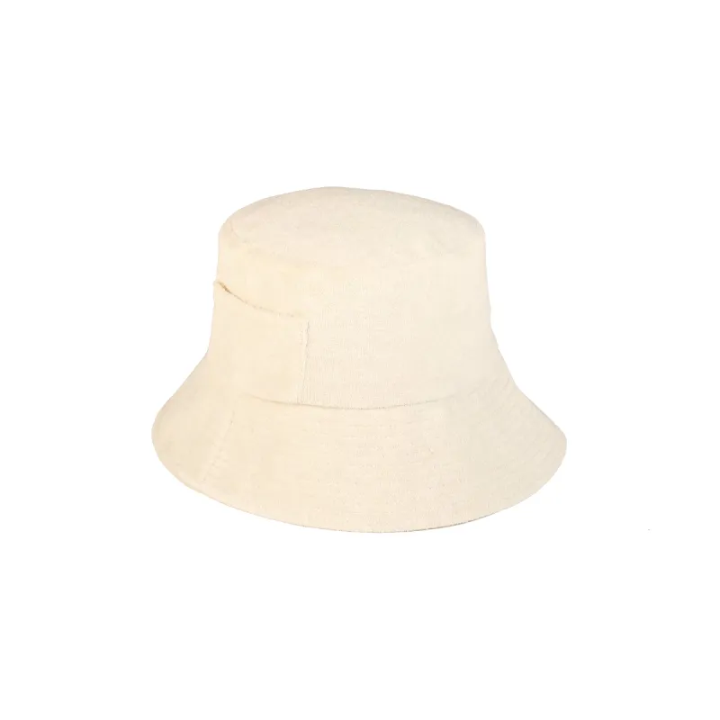 Wave Bucket - Beige Terry sold by Lack Of Color