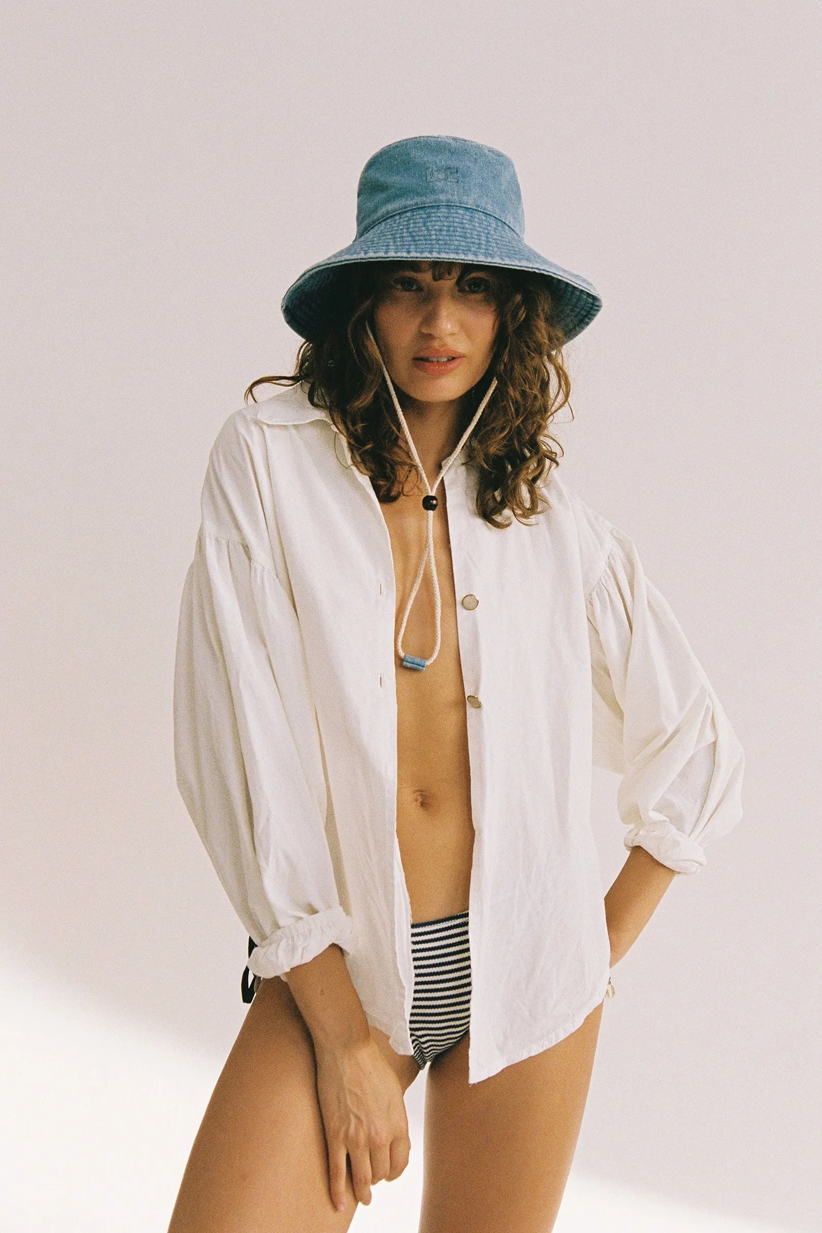 Vacay Bucket - Washed Denim sold by Lack Of Color product image thumbnail 2