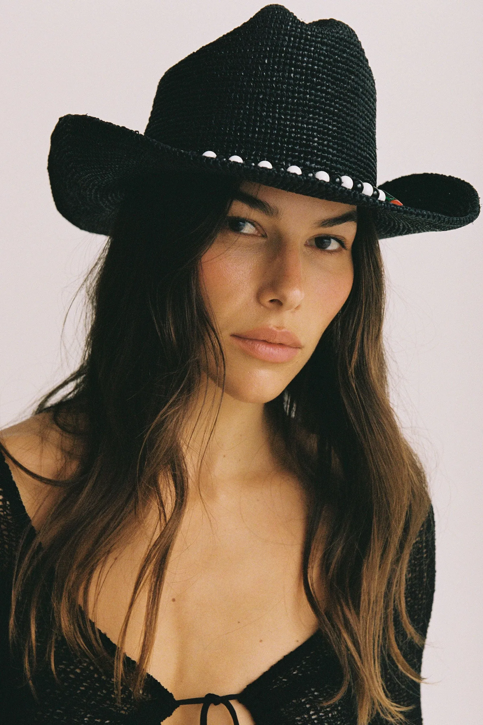 Raffia Cowboy Chili - Noir sold by Lack Of Color product image thumbnail 2