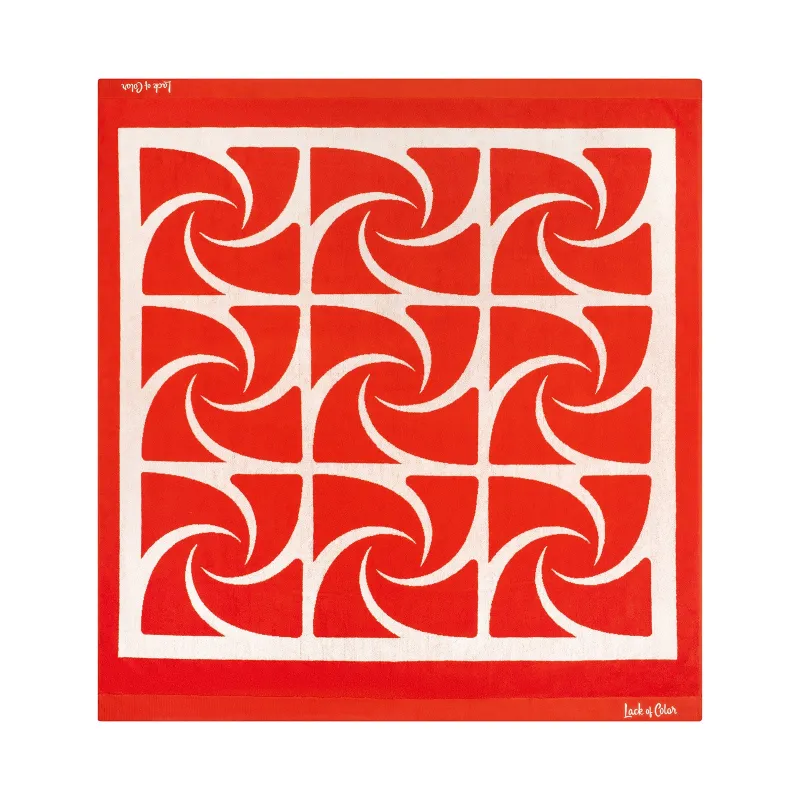 Shore Thing Towel - Flame sold by Lack Of Color