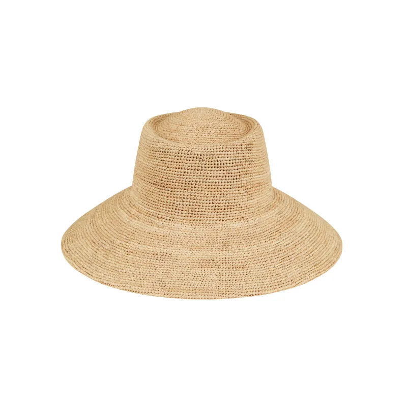 Paloma Raffia Sun Hat made by Lack Of Color