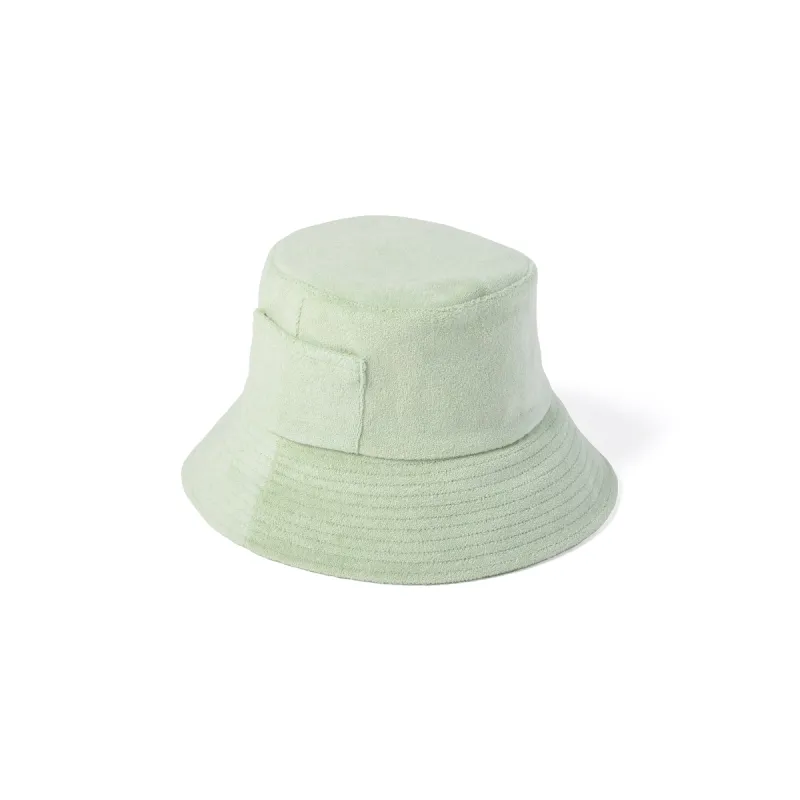 Wave Bucket - Mint Terry sold by Lack Of Color