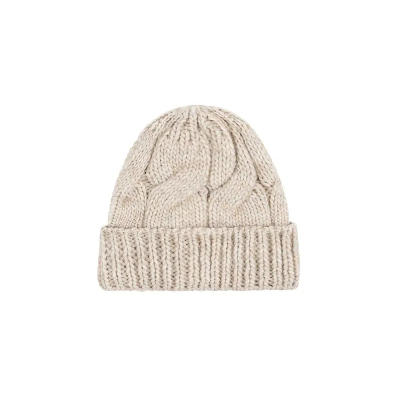 Cable Knit Beanie - Ivory | Parallel
