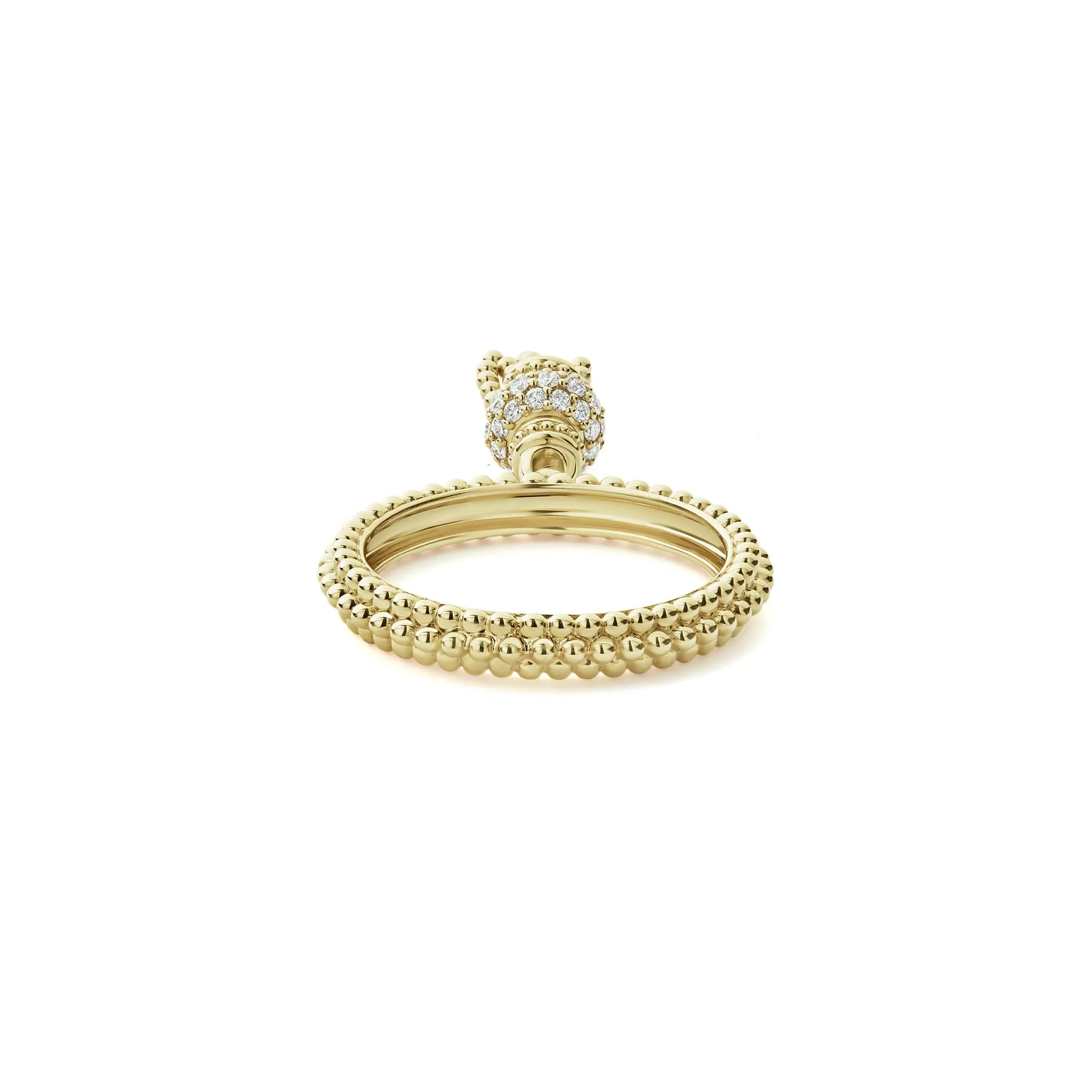 Caviar Gold Caviar Tassel Diamond Ring sold by LAGOS product image thumbnail 5
