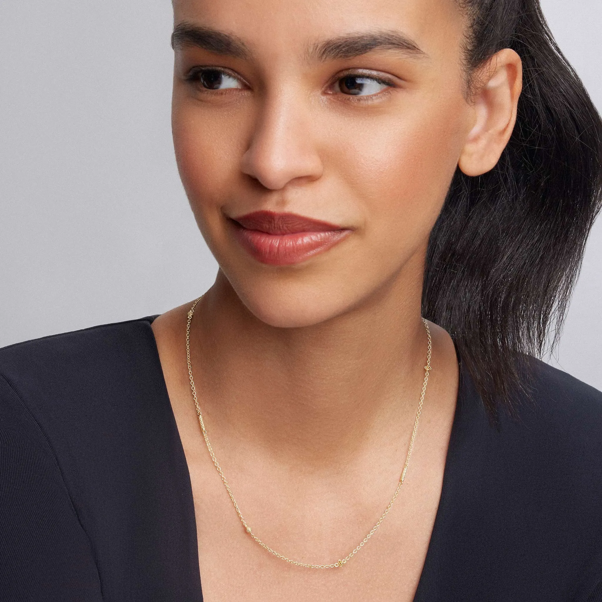 Caviar Gold Gold Caviar Chain Necklace sold by LAGOS product image thumbnail 2