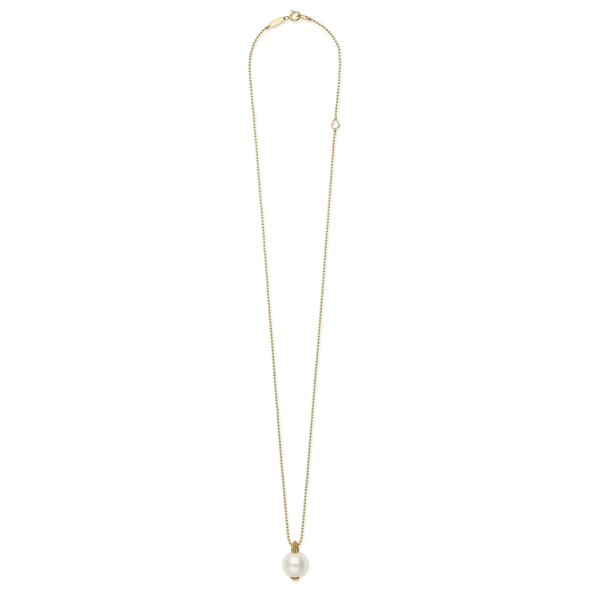 Luna 18K Gold Pearl Pendant Necklace sold by LAGOS product image thumbnail 2