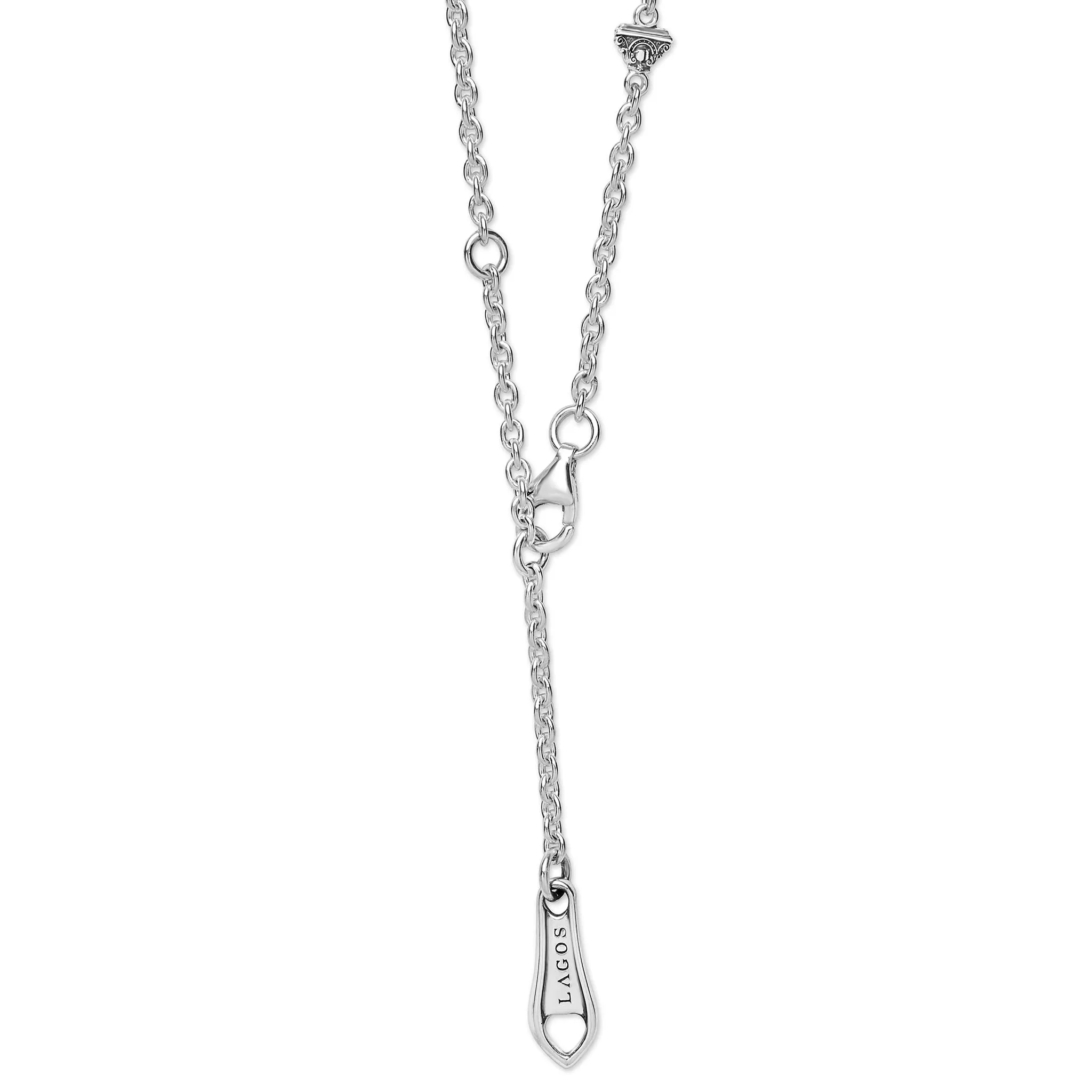 Embrace Two-Tone XO Diamond Pendant Necklace sold by LAGOS product image thumbnail 5