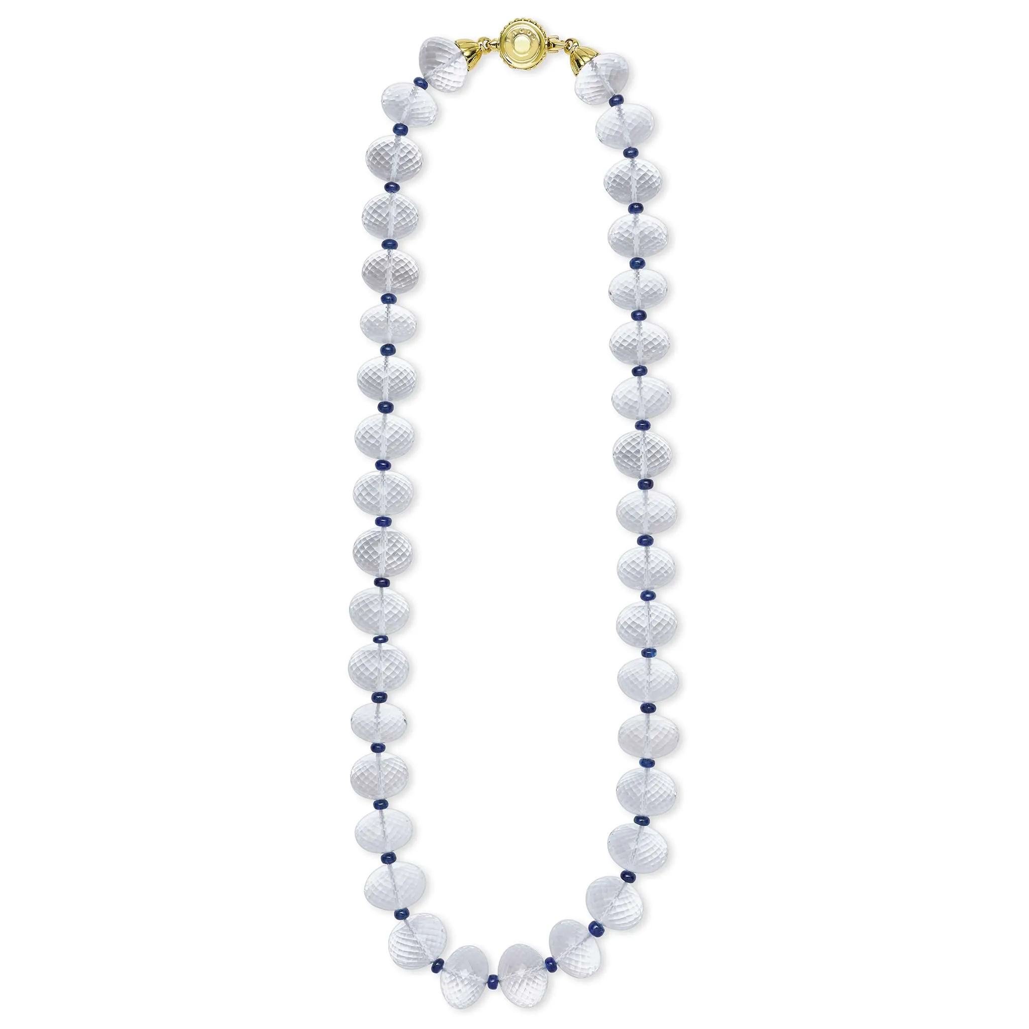 Caviar Gold 18K Gold White Topaz Strand Necklace sold by LAGOS product image thumbnail 2