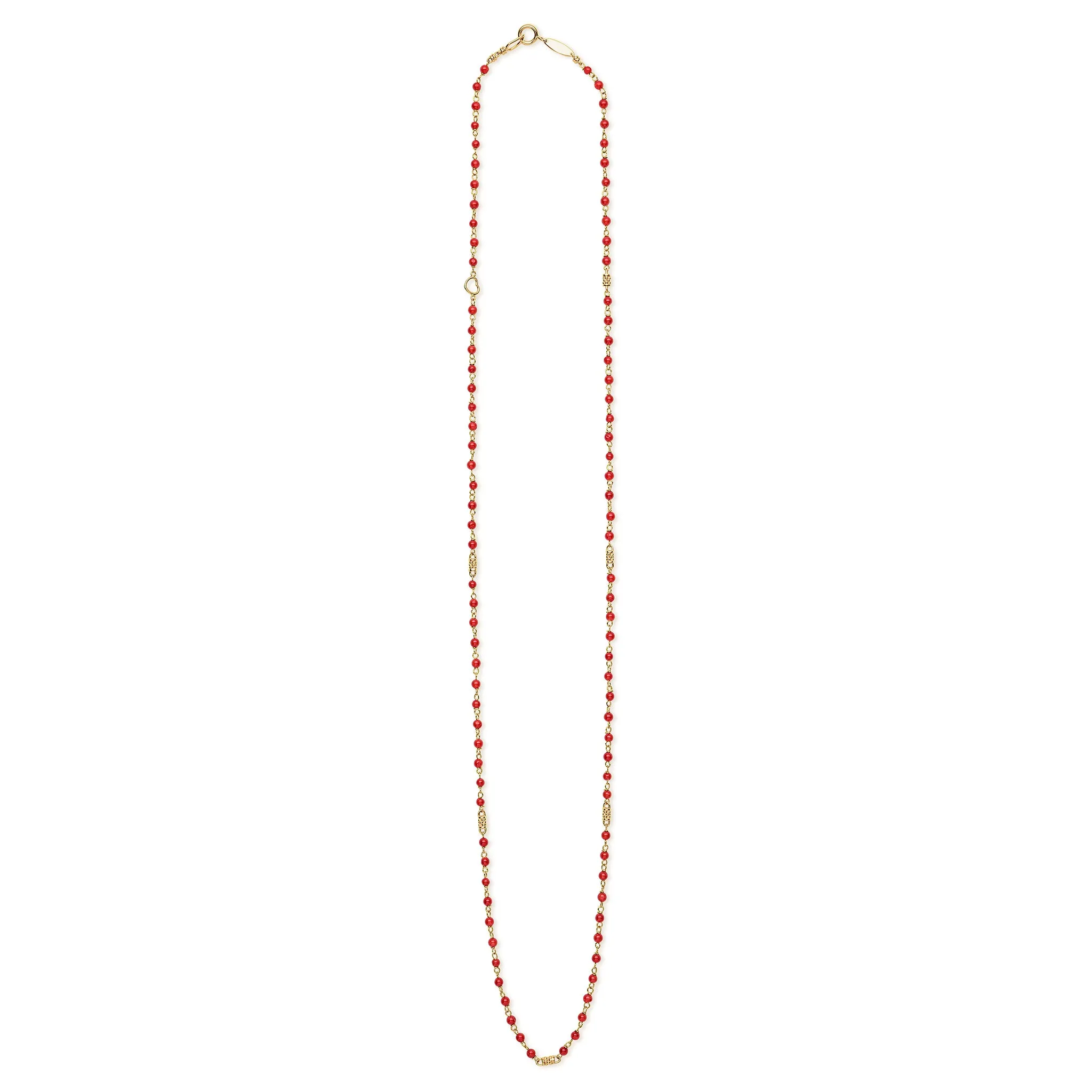 Caviar Gold 18K Gold Coral Station Necklace sold by LAGOS product image thumbnail 2