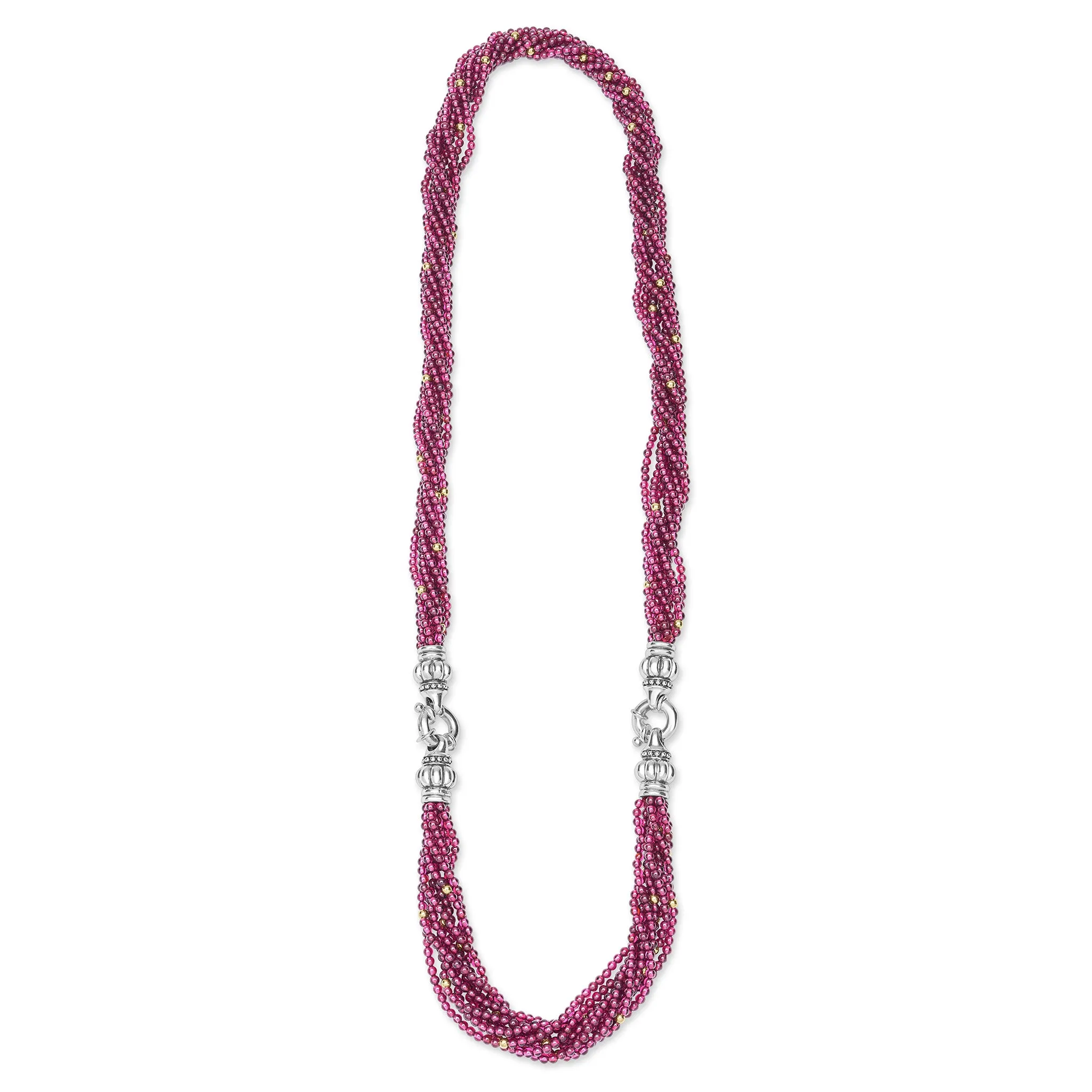 Caviar Icon 18K Gold Ruby Beaded Necklace sold by LAGOS product image thumbnail 2