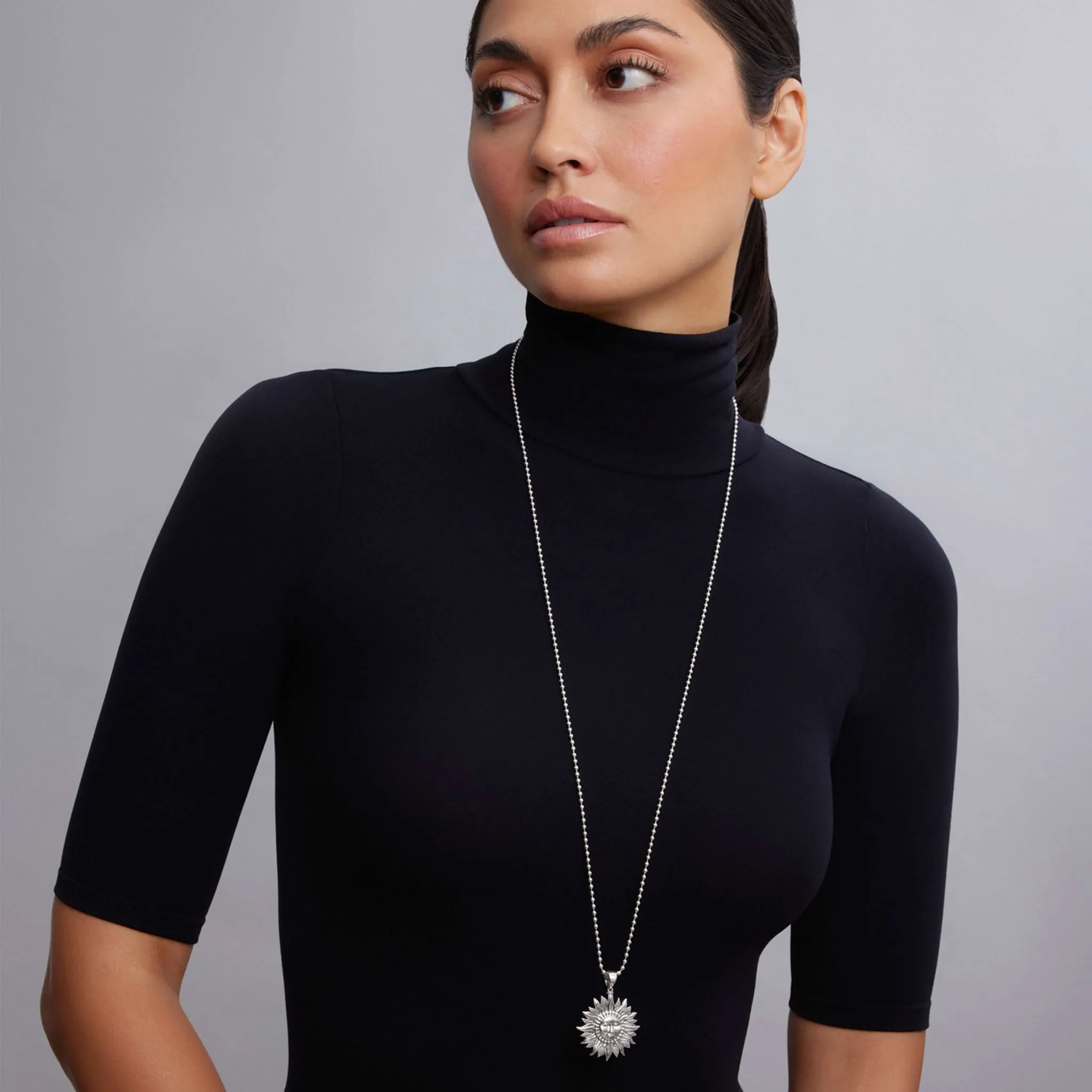 Rare Wonders Silver Sun Pendant Necklace sold by LAGOS product image thumbnail 2