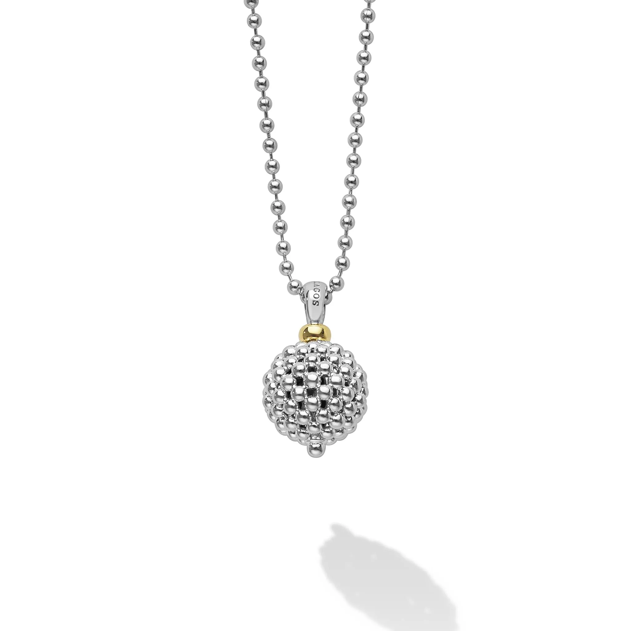 Signature Caviar Caviar Ball Pendant Necklace sold by LAGOS