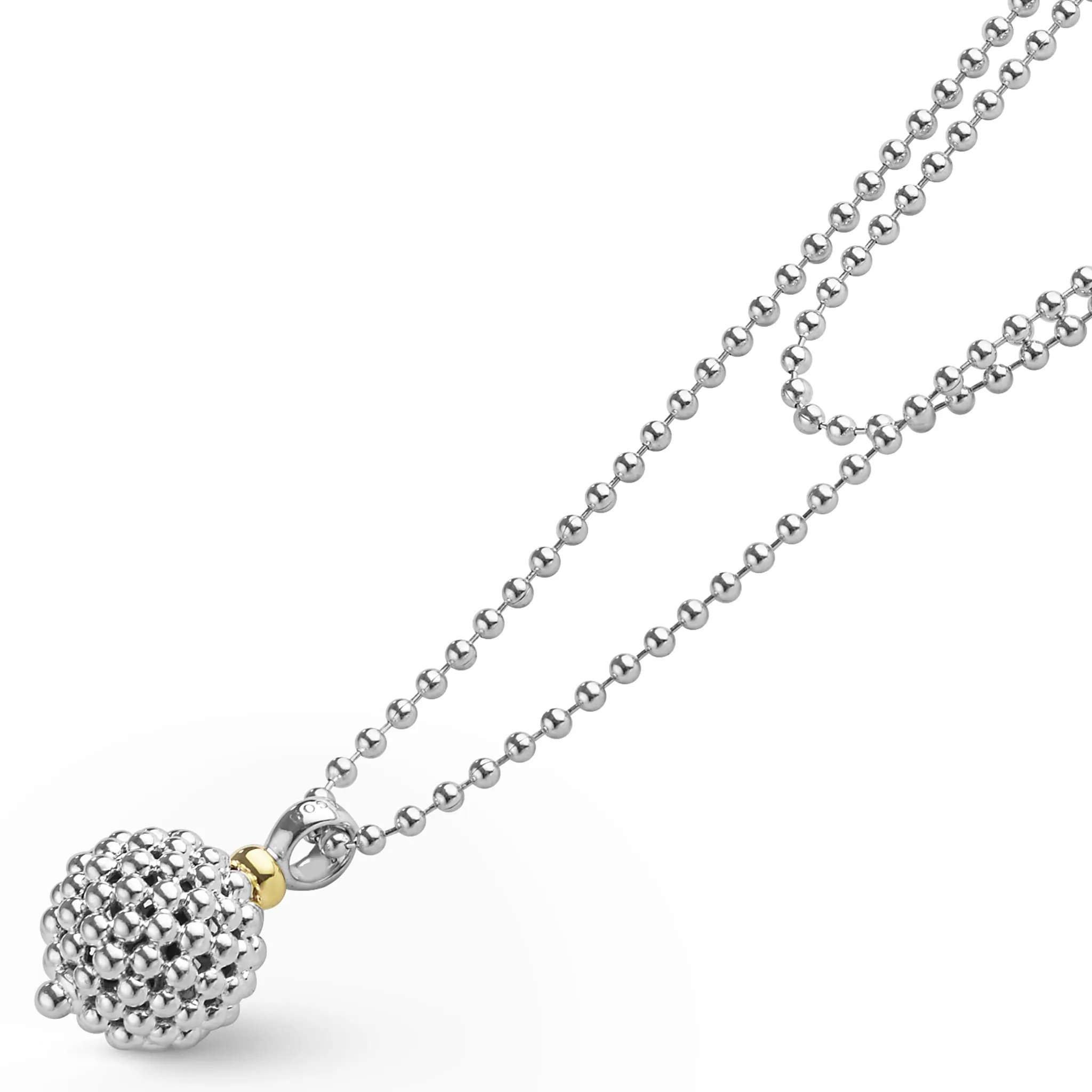Signature Caviar Caviar Ball Pendant Necklace sold by LAGOS product image thumbnail 4