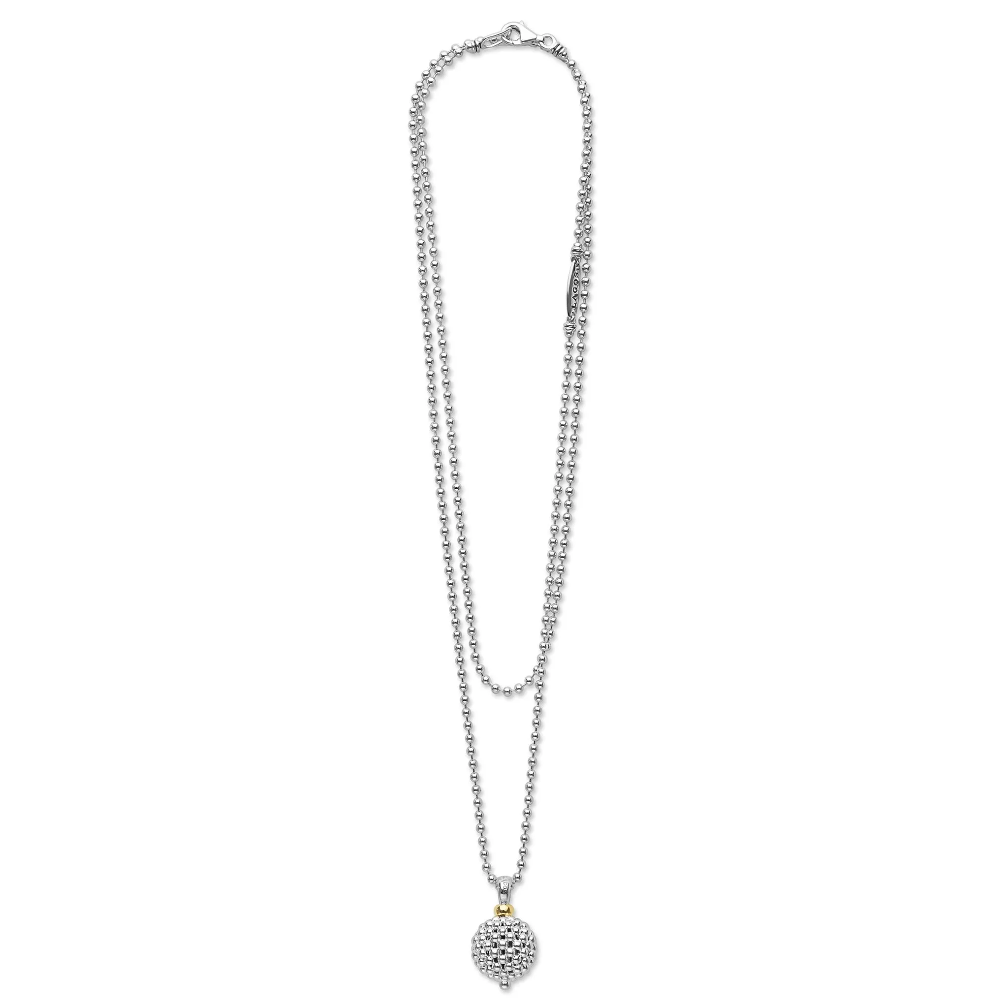 Signature Caviar Caviar Ball Pendant Necklace sold by LAGOS product image thumbnail 3