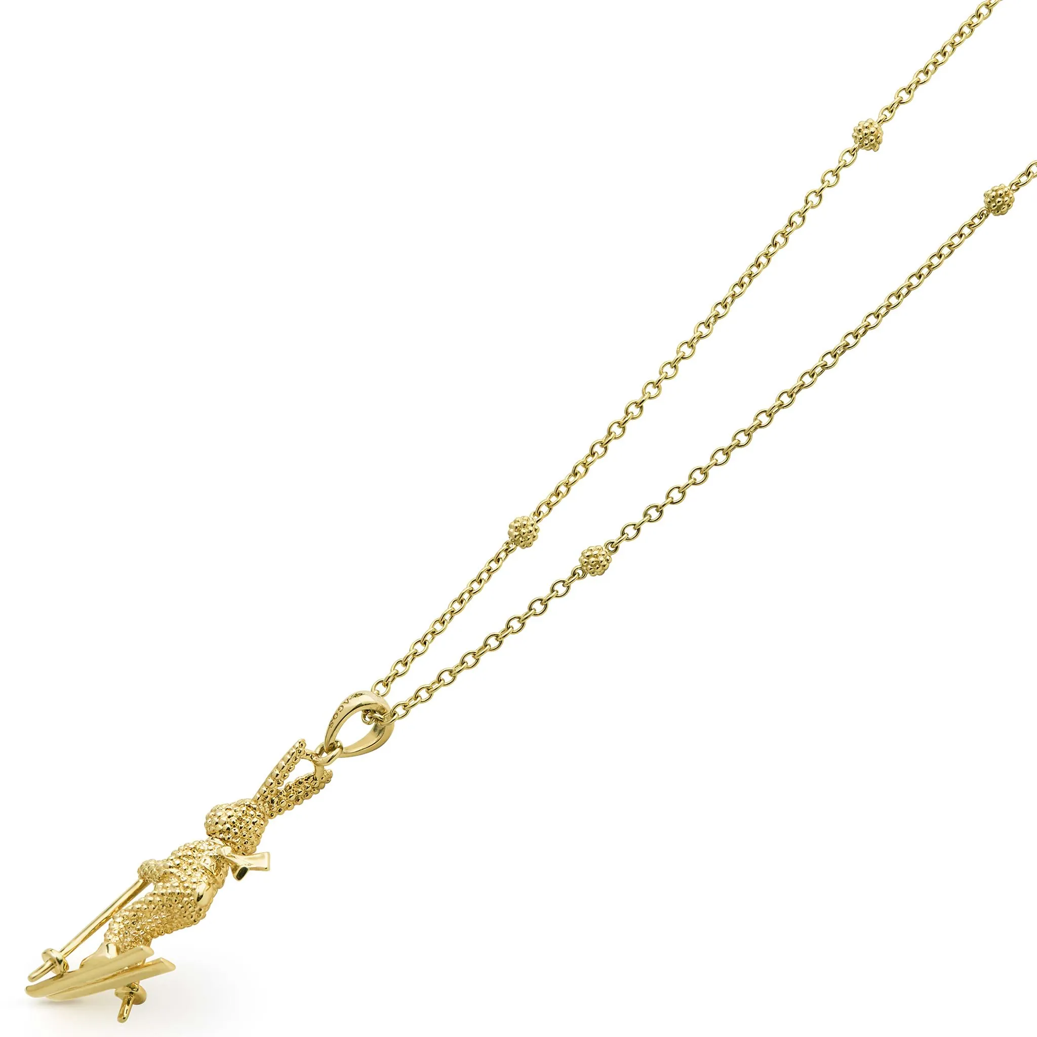 Rare Wonders 18K Gold Ski Karat Pendant Necklace sold by LAGOS product image thumbnail 5