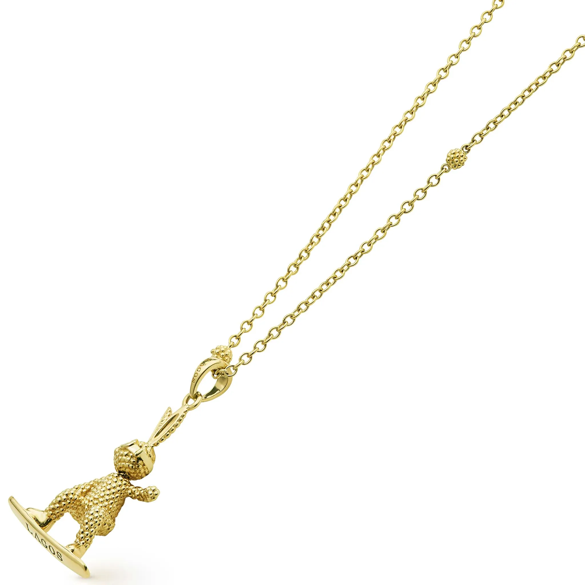 Rare Wonders 18K Gold Snowboard Karat Pendant Necklace sold by LAGOS product image thumbnail 5