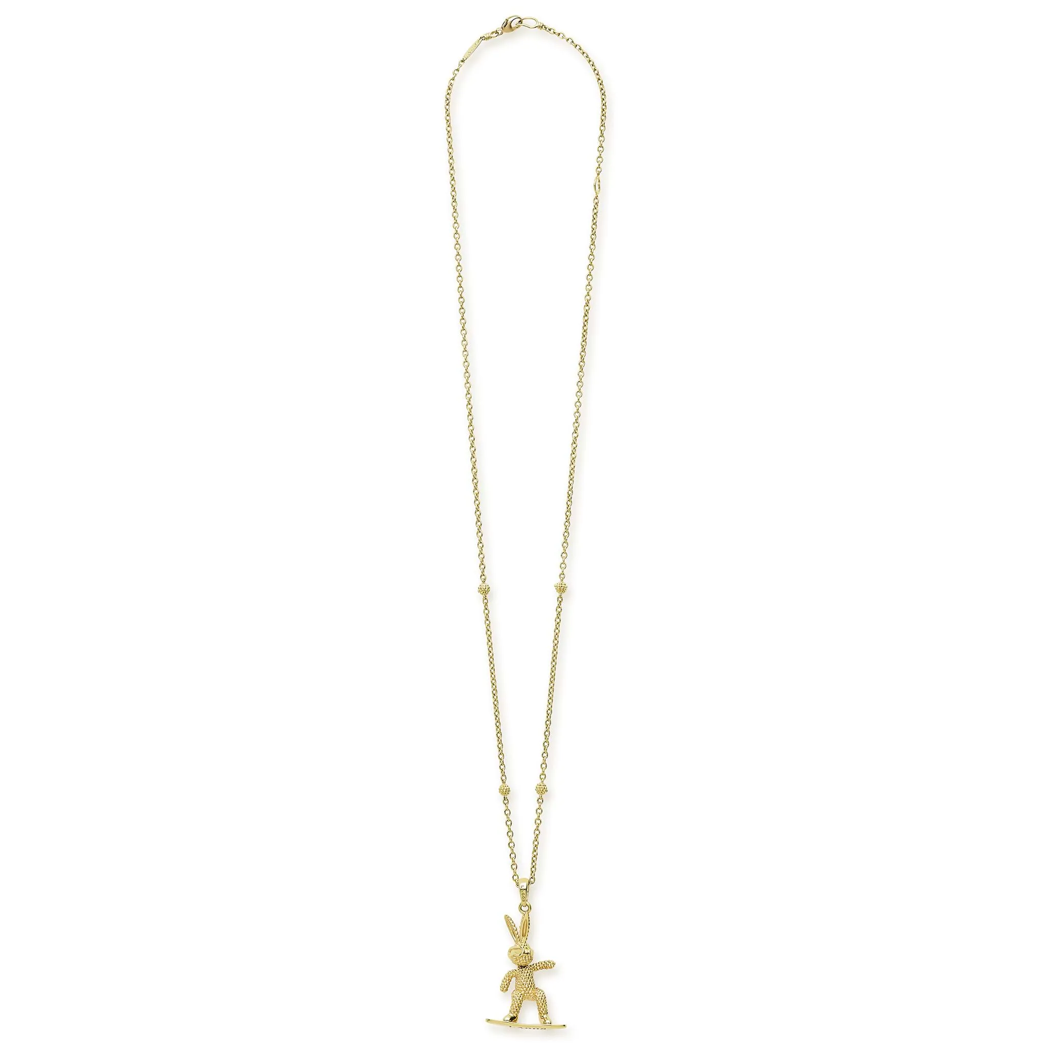 Rare Wonders 18K Gold Snowboard Karat Pendant Necklace sold by LAGOS product image thumbnail 4