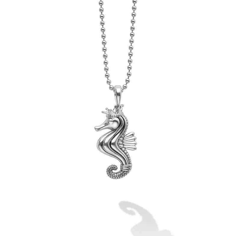 Rare Wonders Seahorse Pendant Necklace sold by LAGOS