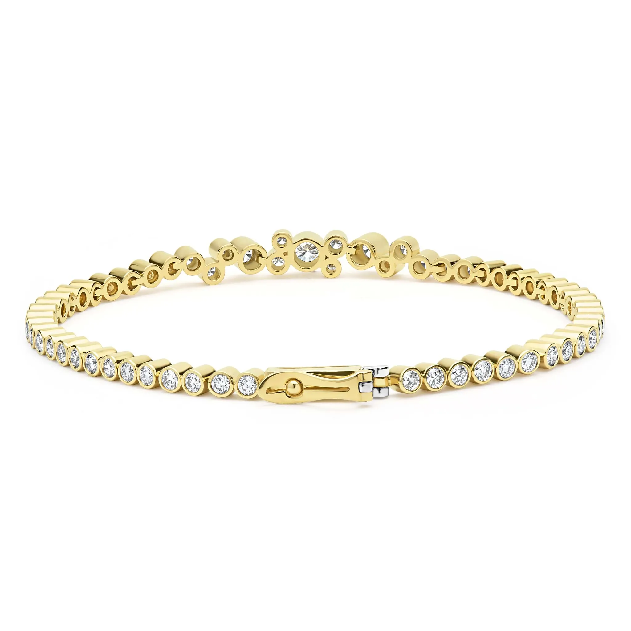 Fizz 18K Gold Diamond Tennis Bracelet (studio) sold by LAGOS product image thumbnail 4