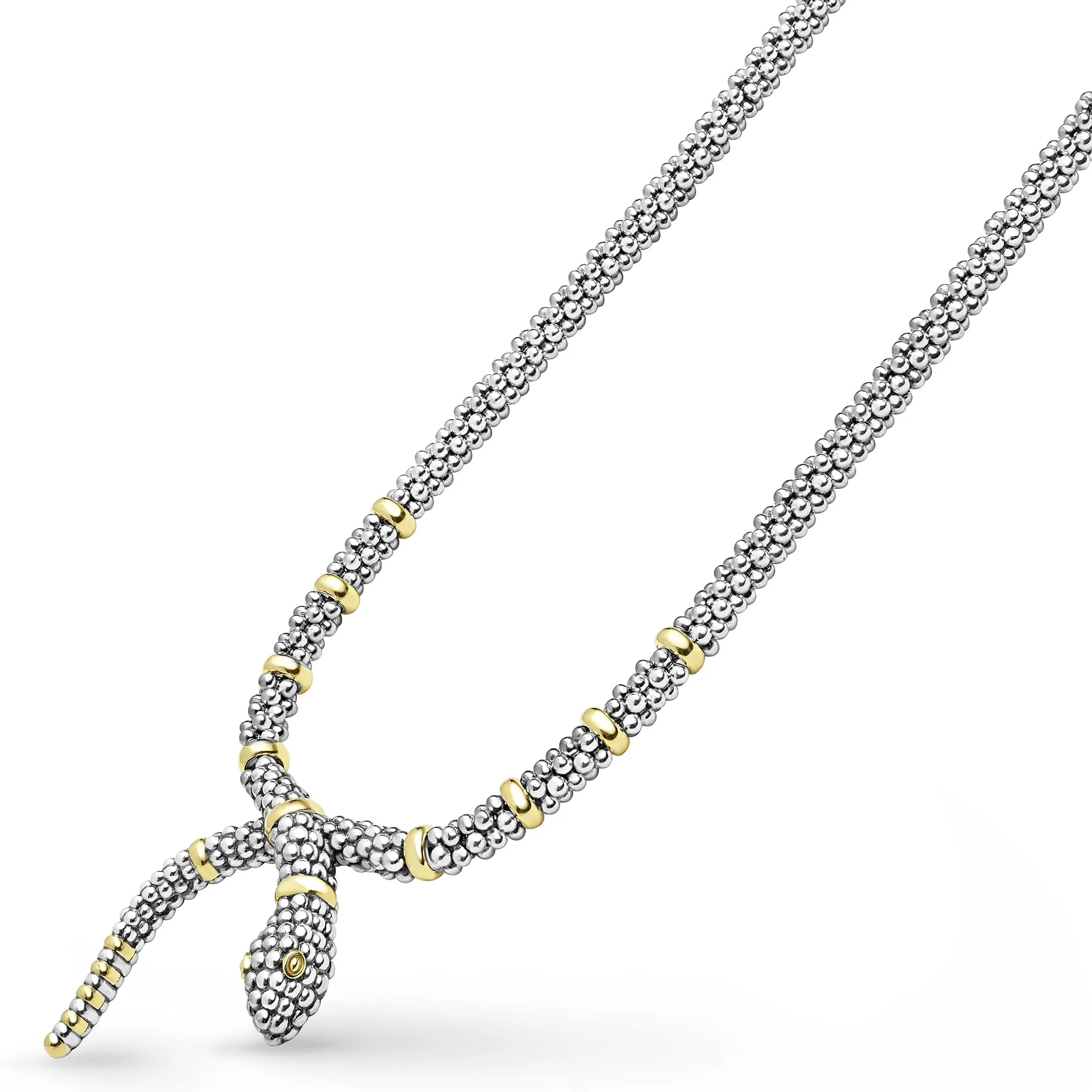 Rare Wonders Two-Tone Snake Necklace sold by LAGOS product image thumbnail 4