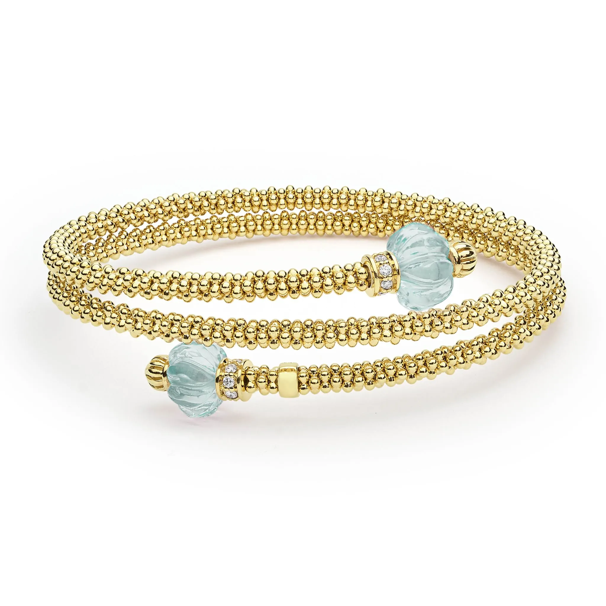 Studio 18K Gold Sky Blue Topaz Wrap Bracelet sold by LAGOS
