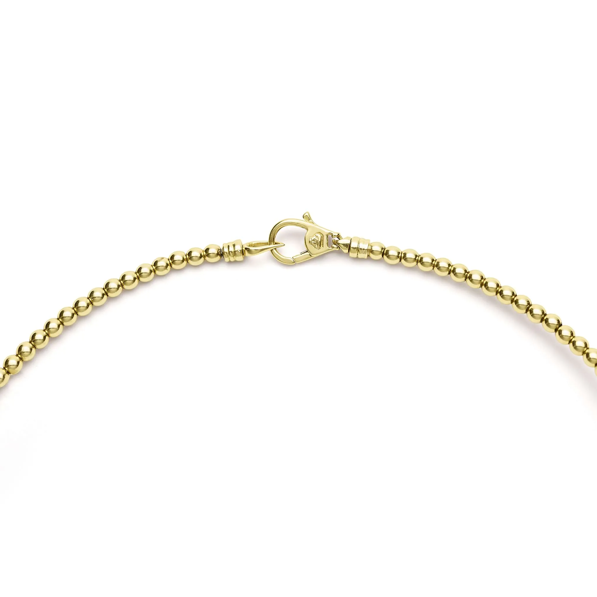 Caviar Gold 18K Gold Caviar Beaded Collar Necklace | 3mm sold by LAGOS product image thumbnail 5