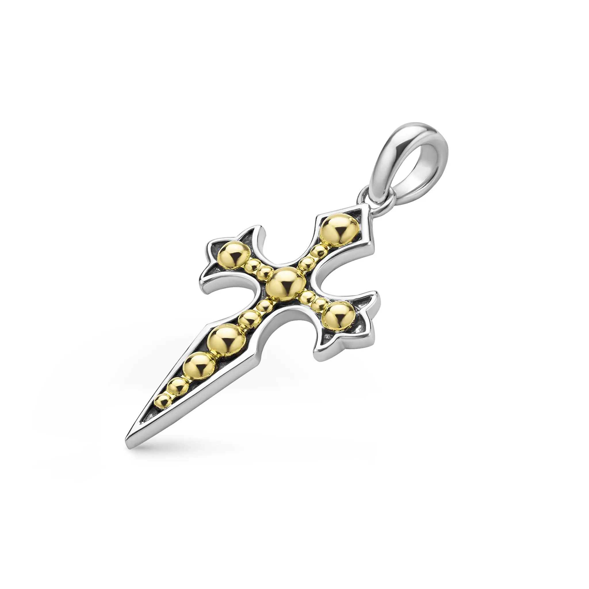 Anthem Two-Tone Medieval Cross Amulet sold by LAGOS product image thumbnail 3