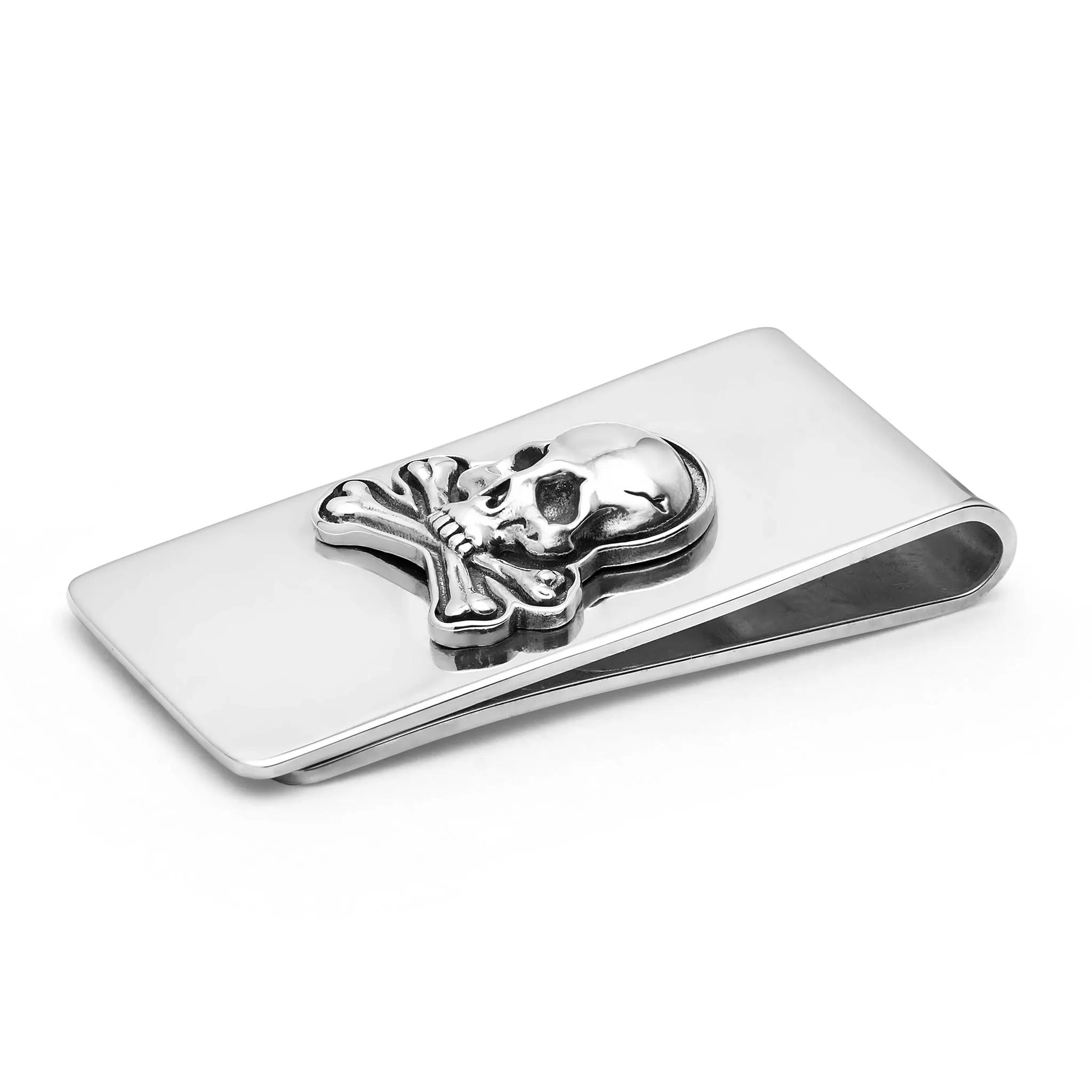 Anthem Silver Skull Money Clip sold by LAGOS product image thumbnail 2