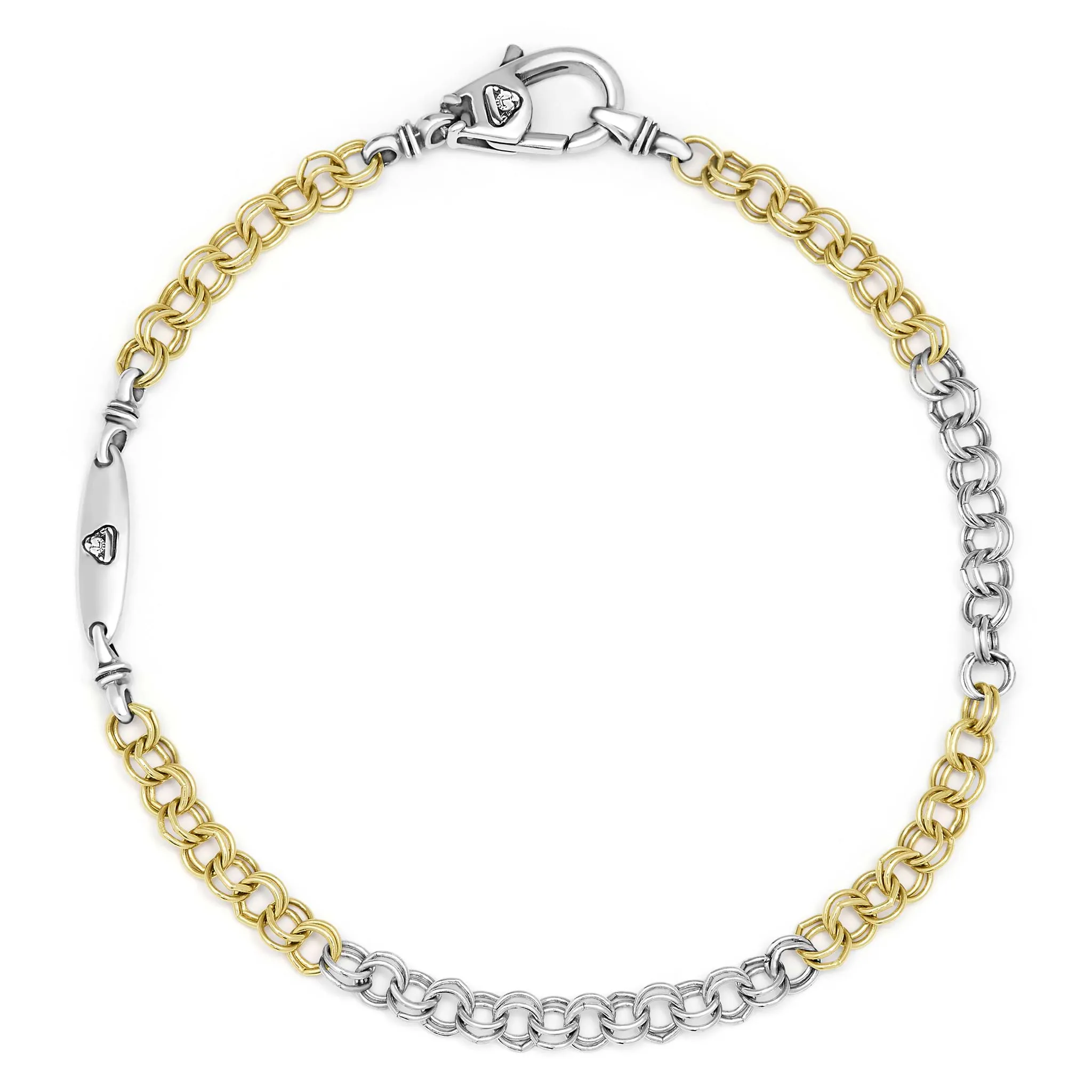 Anthem Two-Tone High Jinks Link Chain Bracelet| 3.5mm sold by LAGOS