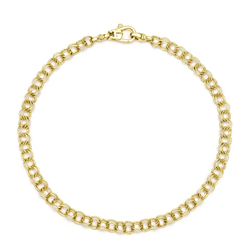 Anthem 18K Gold High Jinks Link Chain Bracelet | 3.5mm sold by LAGOS