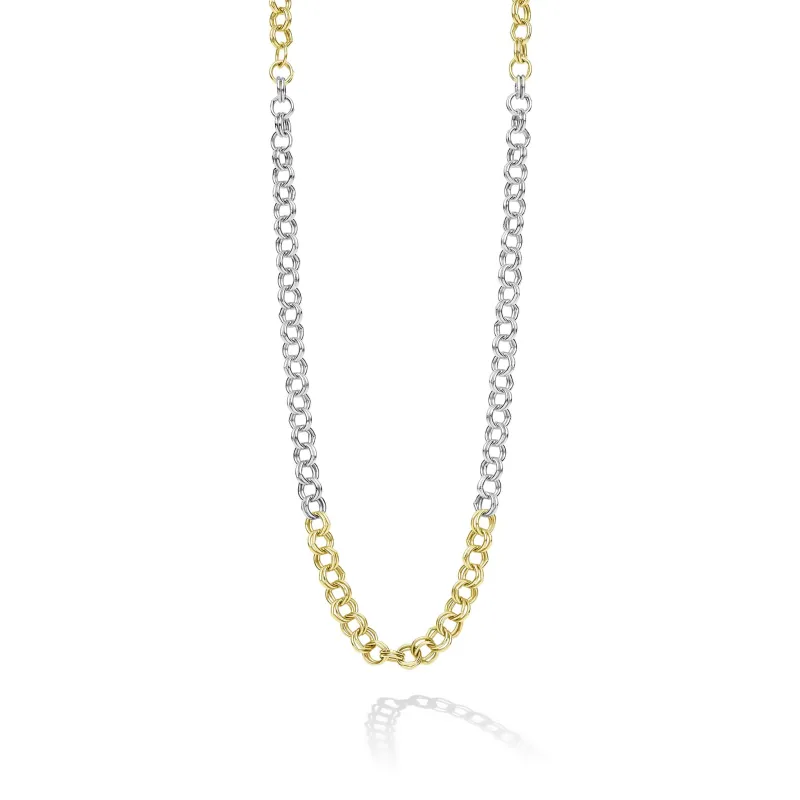 Anthem Two-Tone High Jinks Link Chain Necklace | 3.5mm sold by LAGOS