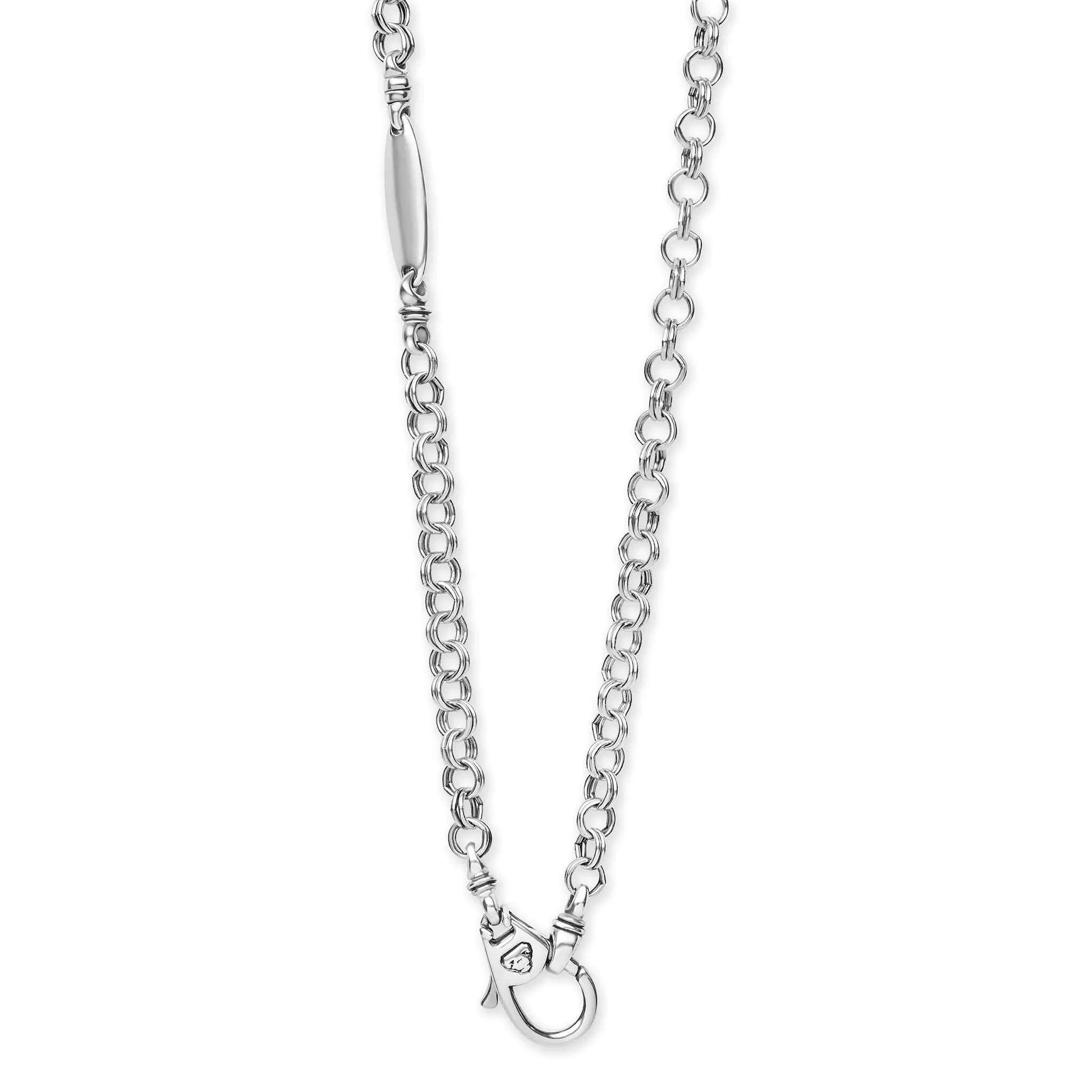 Anthem Silver High Jinks Link Chain Necklace | 3.5mm sold by LAGOS product image thumbnail 5