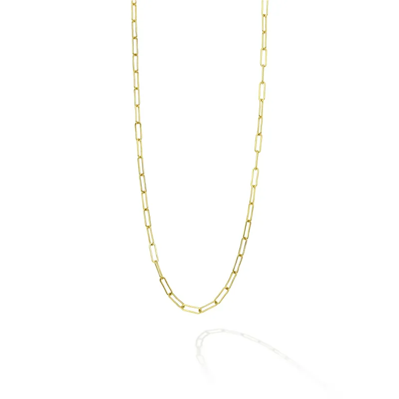 Anthem 18K Gold Paperclip Link Chain Necklace sold by LAGOS