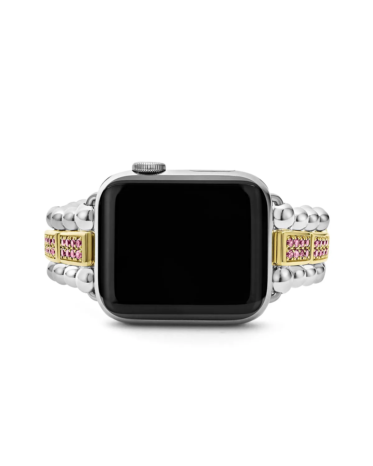 Smart Caviar 18K Gold and Sterling Silver Pink Sapphire Watch Bracelet-38-45mm (Studio) sold by LAGOS product image thumbnail 2