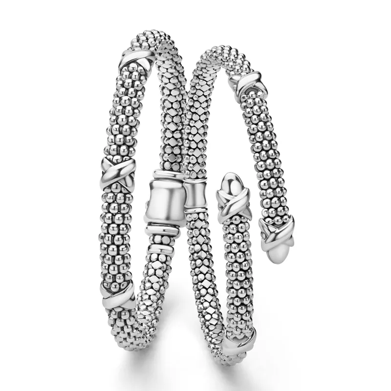 Embrace Silver X Bracelet Gift Set sold by LAGOS