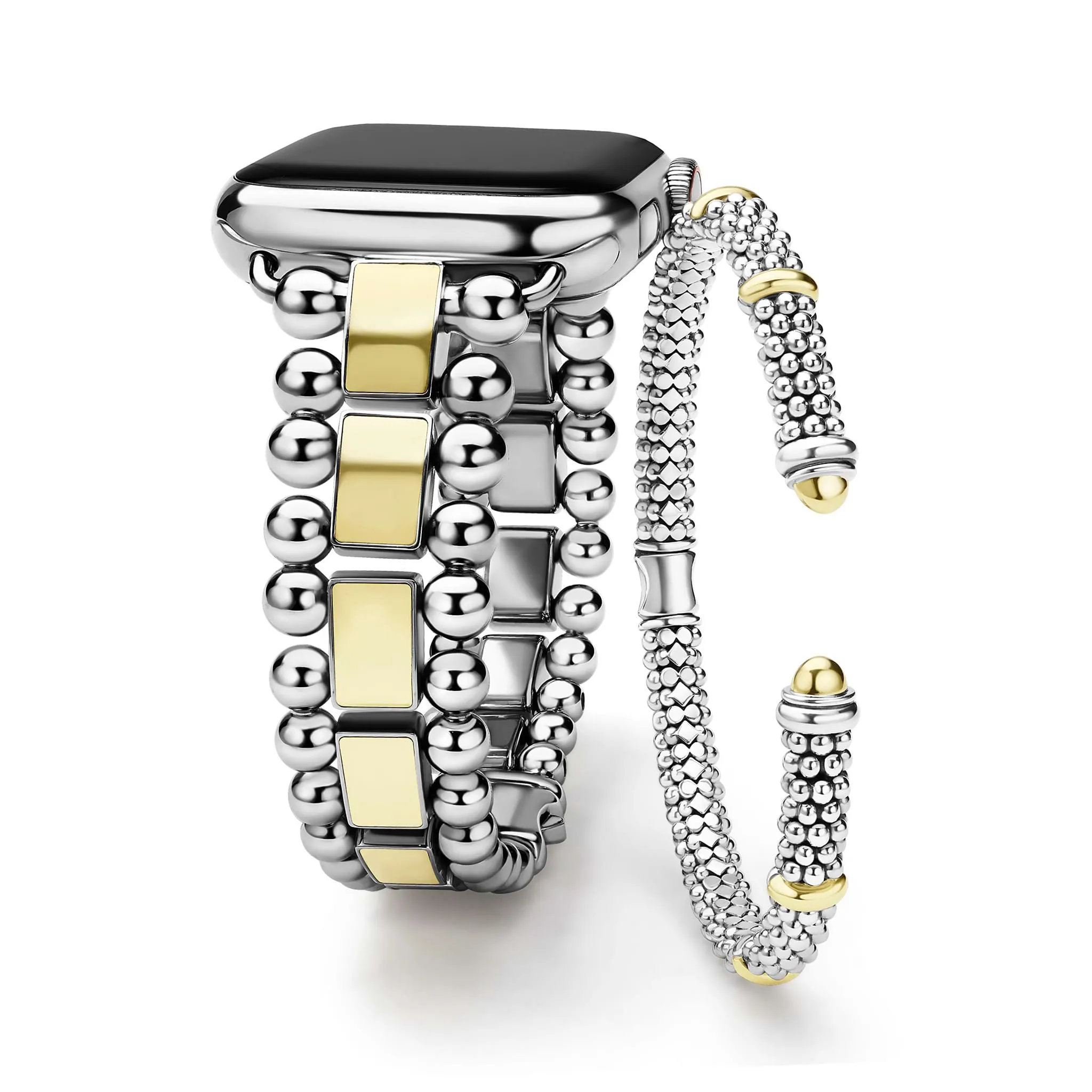 Smart Caviar Two-Tone Smart Bracelet Gift Set sold by LAGOS
