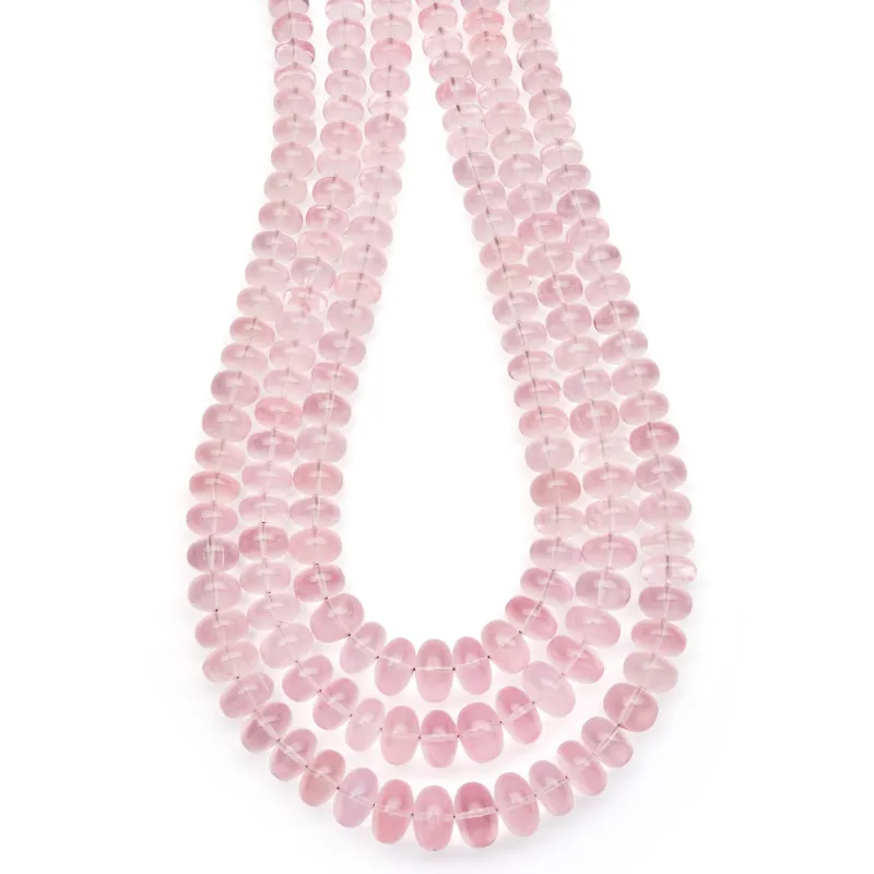 Studio 18K Rose Quartz Necklace sold by LAGOS