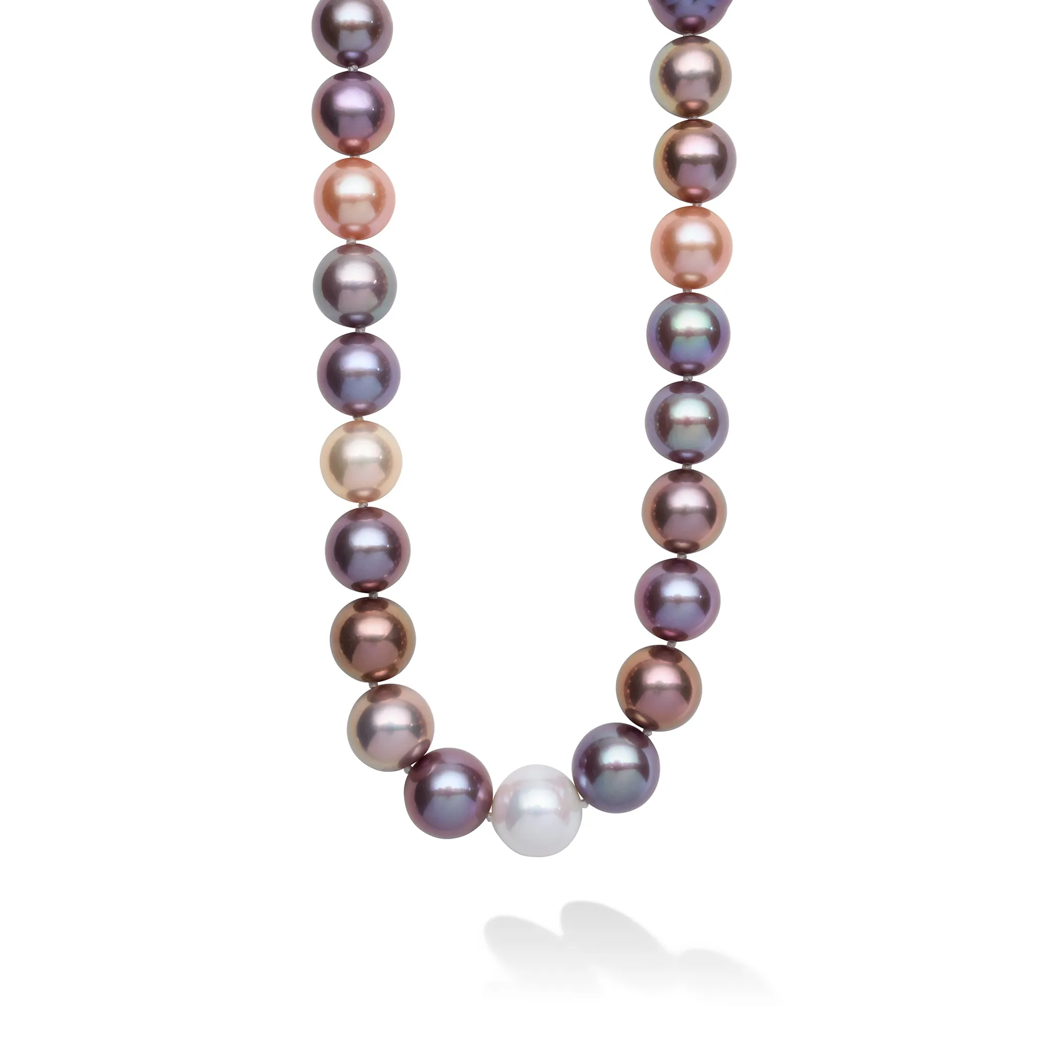 18K Caviar Gold Multi-Color Pearl Necklace sold by LAGOS