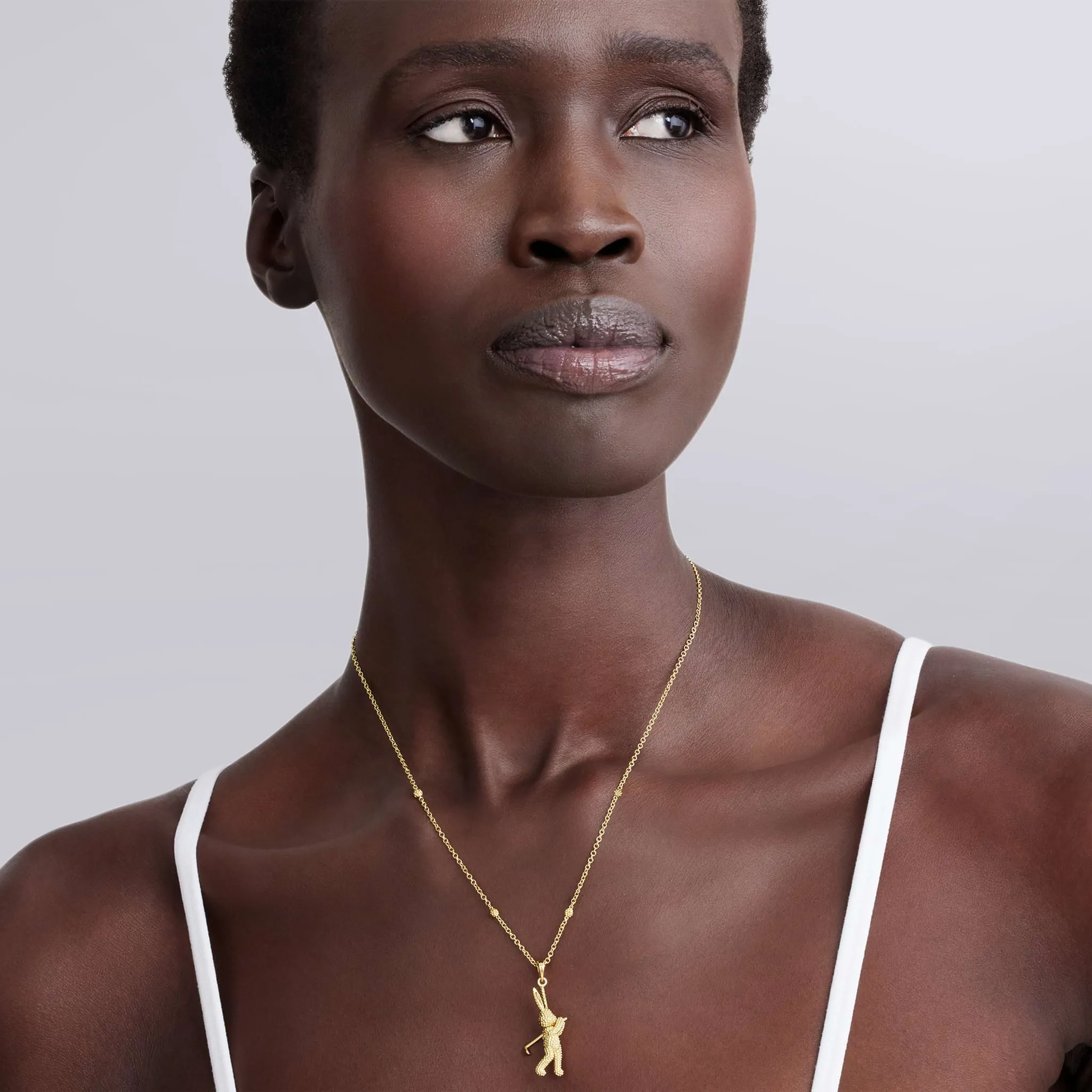 Rare Wonders 18K Gold Golf Karat Pendant Necklace sold by LAGOS product image thumbnail 2