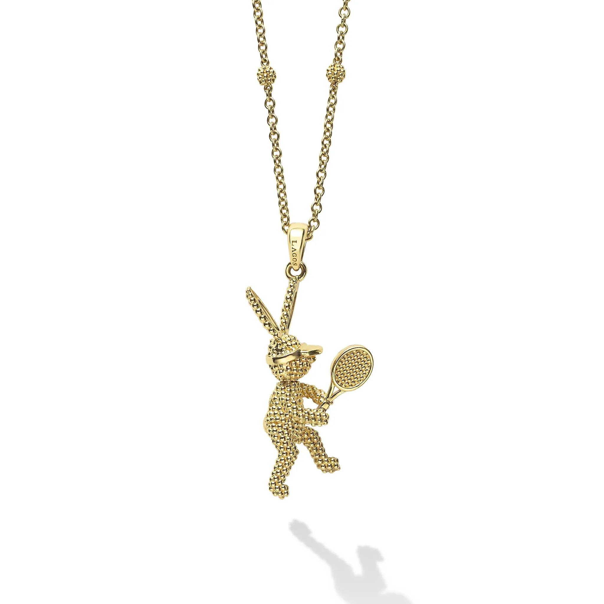 Rare Wonders 18K Gold Tennis Karat Pendant Necklace sold by LAGOS