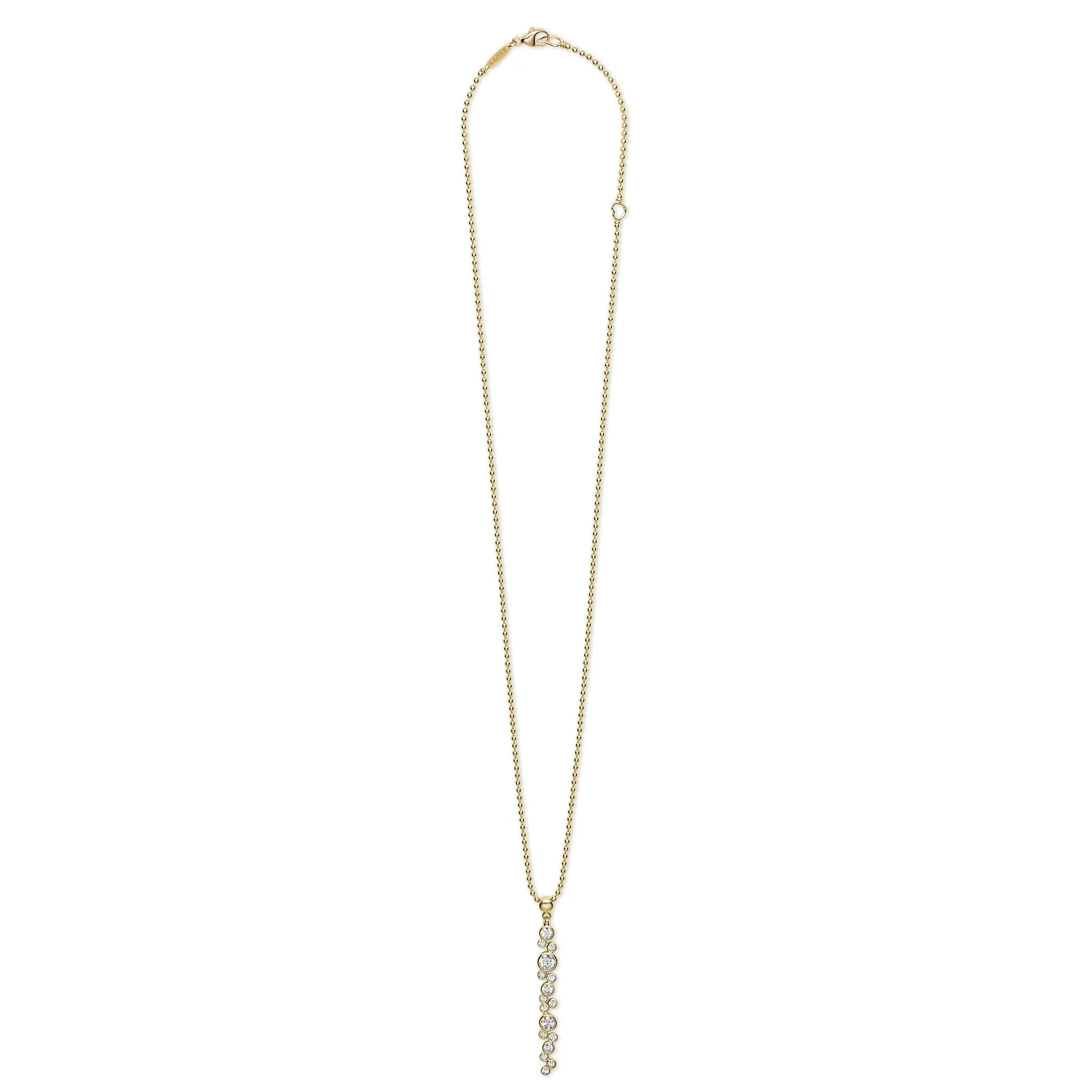 18K Gold Diamond Linear Necklace (Studio) sold by LAGOS product image thumbnail 3